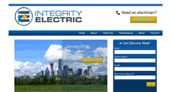Desktop Screenshot of integrityelectricdfw.com
